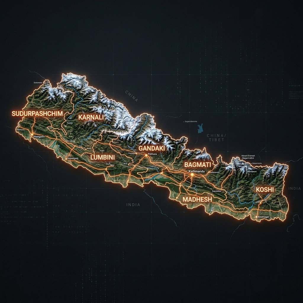 Nepal Supply Chain Network Map